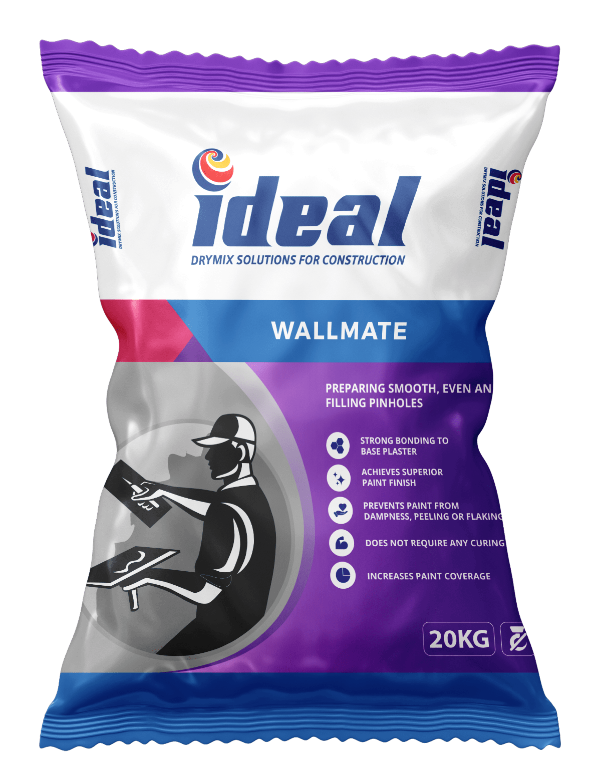Wall finishing compound packaging (20kg)