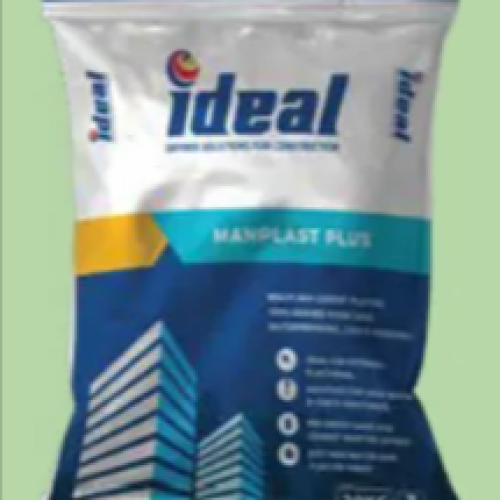 Ideal Manplast Plus ready-mix plaster for smooth wall and ceiling finishing