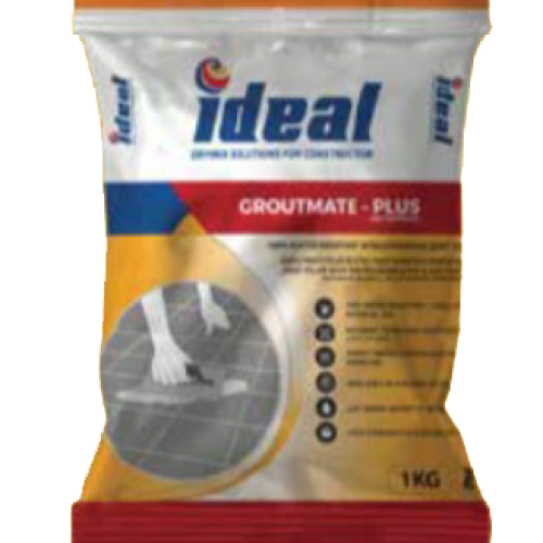 Ideal Groutmate Plus 1kg tile grout product packaging
